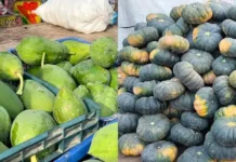 সবজির বাজার চড়া, সস্তা শুধু পেঁপে-কুমড়া